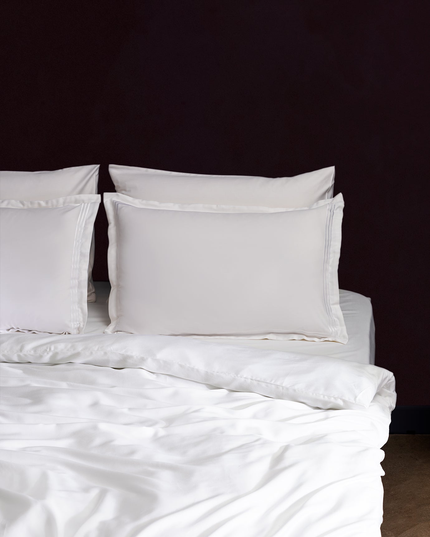 Clarette Double Size Bamboo Satin Duvet Cover Set - Madame Coco JO