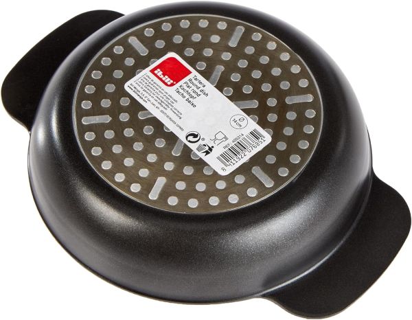 Ibili Indubasic 14cm Double-Handle Frying Pan – Black