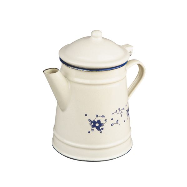 Ibili Sena Coffee Pot 1L – White & Blue