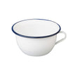 Ibili Blanca Mixing Bowl with Handle 24cm – White & Blue