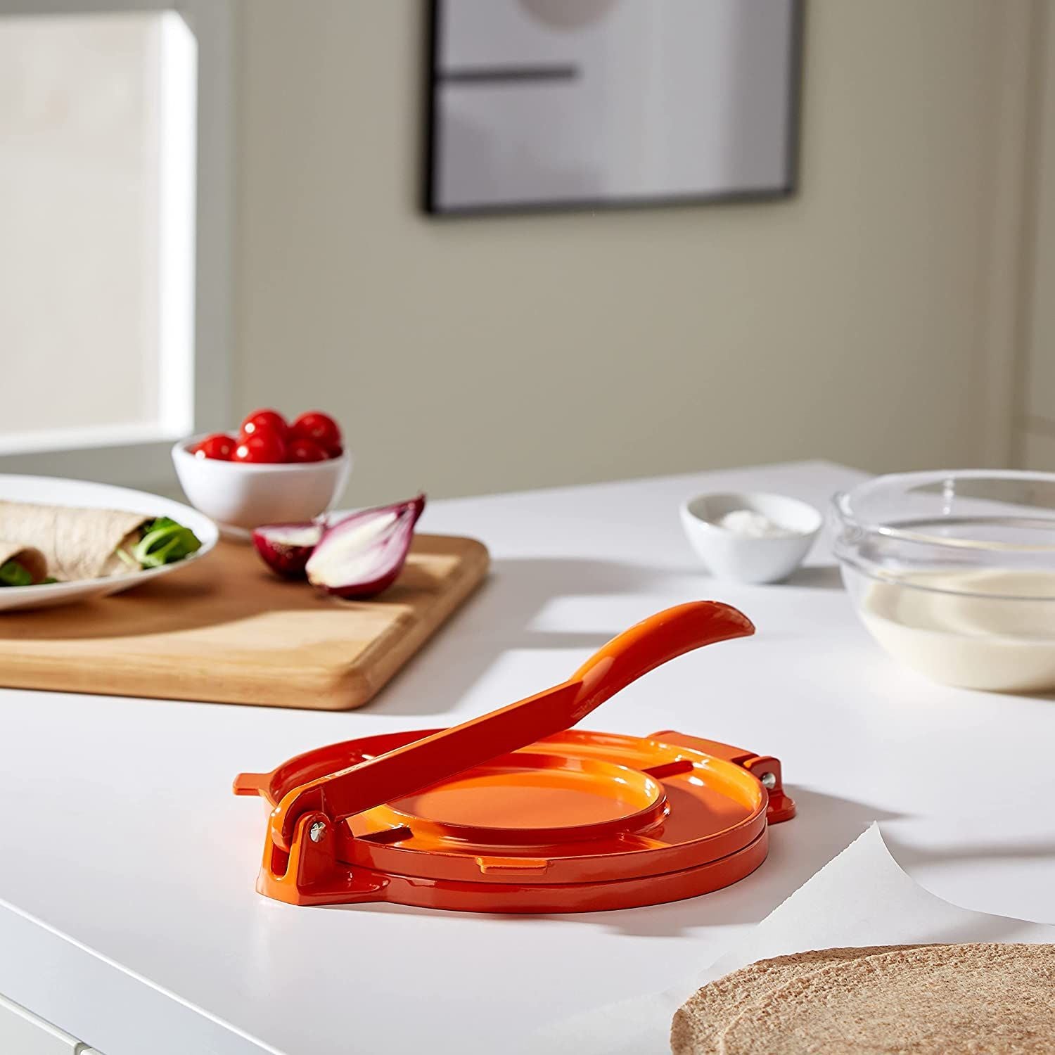 مكبس عجينة تورتيا من Ibili – أداة فرد العجين المثالية