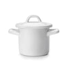 Ibili Blanca Casserole with Lid 10cm – White & Blue