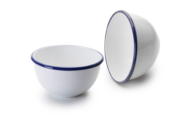 Ibili Blanca Bowl 12cm – White & Blue