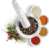 Ibili Marble Mortar – Durable Herb & Spice Grinder