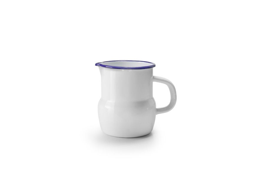 Ibili Blanca Milk/Sauce Jug 0.75L – White & Blue