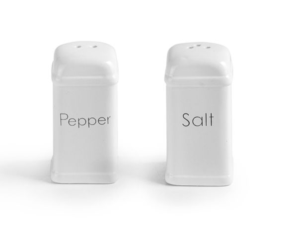 Ibili 2-Piece Salt & Pepper Set for Elegant Table Seasoning