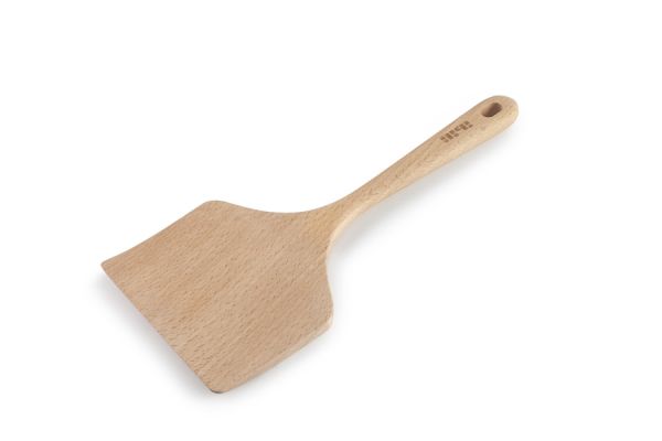 Ibili 28.5cm Wooden Egg Turner for Easy & Safe Cooking