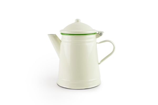 Ibili Musgo Coffee Pot 1L – White & Green
