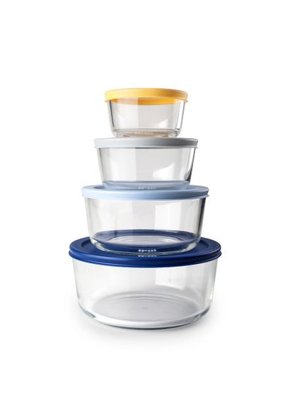 Ibili 4-Piece Glass Food Storage Set