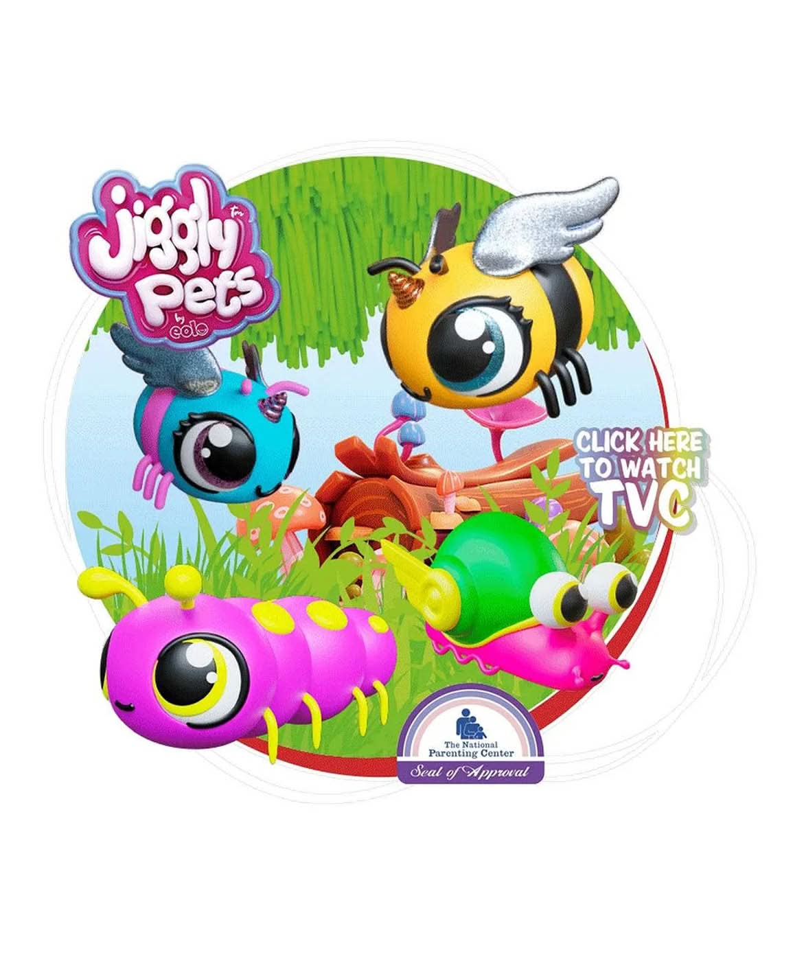 Eolo Jiggly Bugs Activity Toys