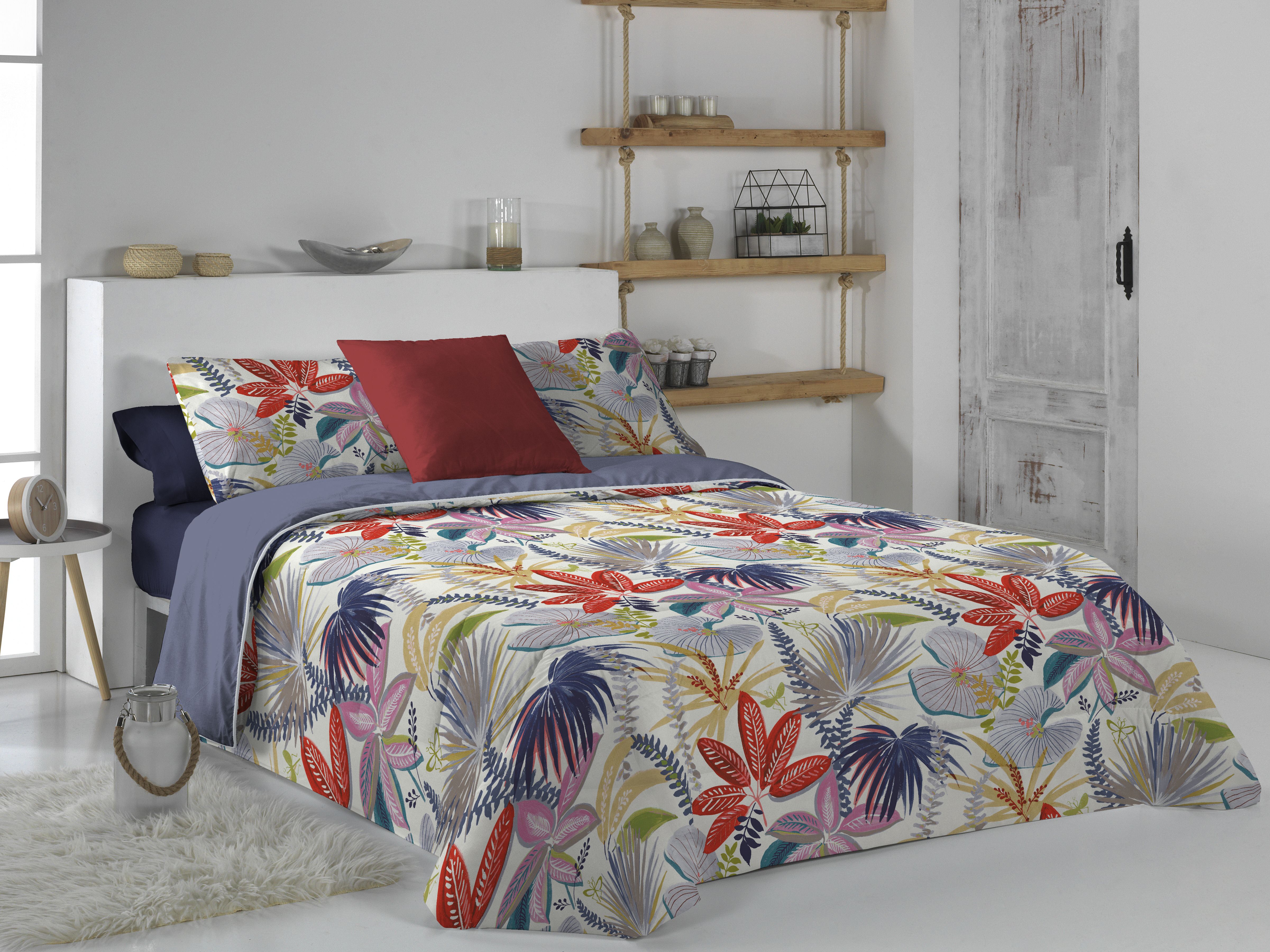 Canete Tropi Twin Comforter Set – 4-Piece Tropical Design