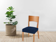 ARMN Tunez Chair Covers Set of 2 – Blue, Jacquard Stretch