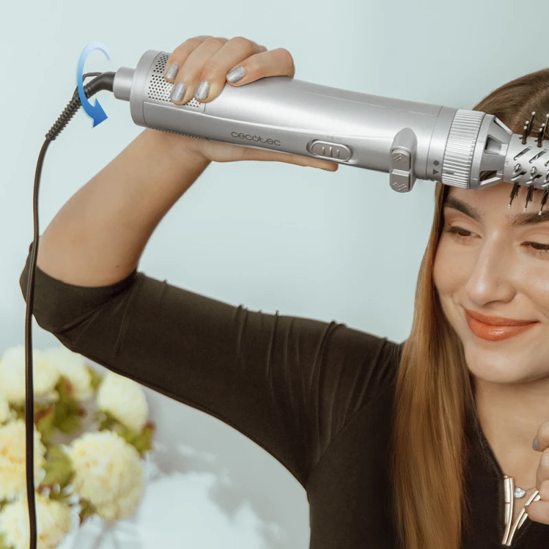 Cecotec CeramicCare 6in1 Gyro Rotating Hot Air Styler — 6 Styles, One Tool