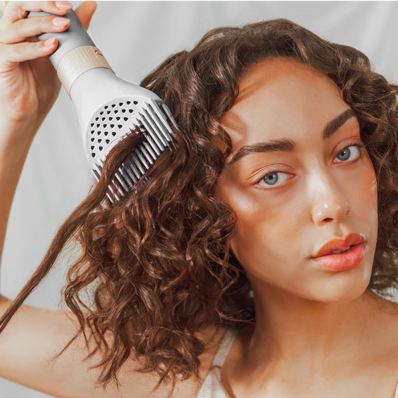 Cecotec CeramicCare 14-in-1 AirGlam Champagne 1400W Coanda Hair Styler