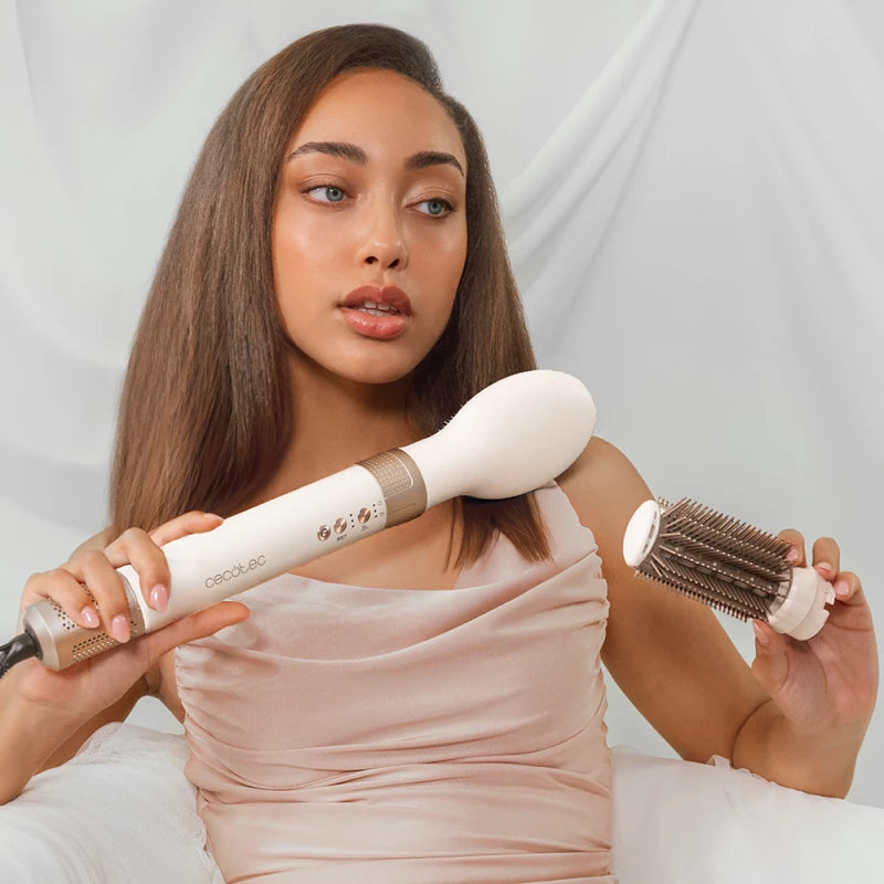 Cecotec CeramicCare 14-in-1 AirGlam Champagne 1400W Coanda Hair Styler