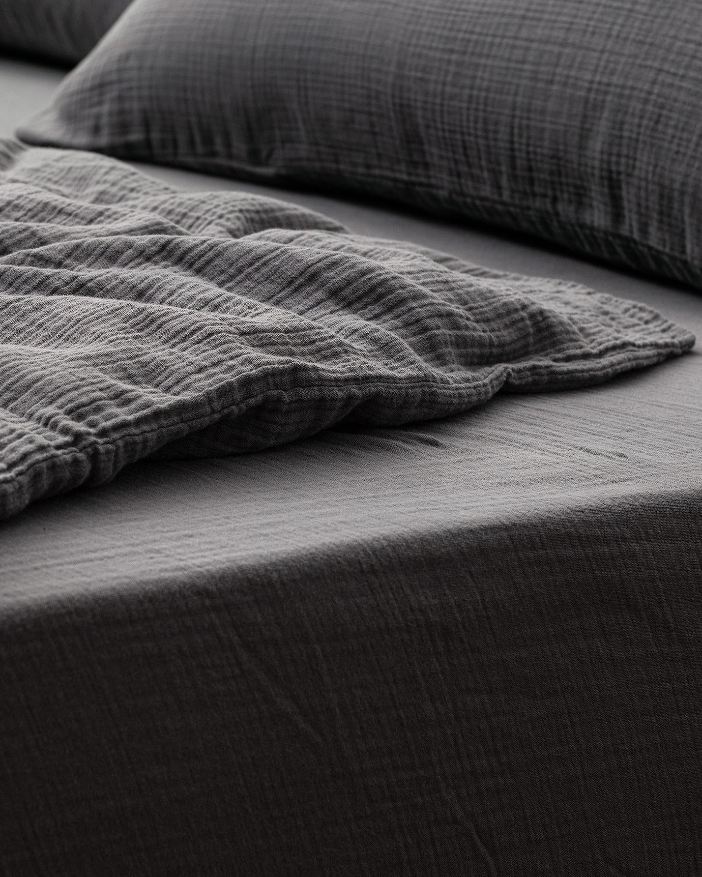 Marla Muslin Superking Size Duvet Cover Set - Fitted - Madame Coco JO