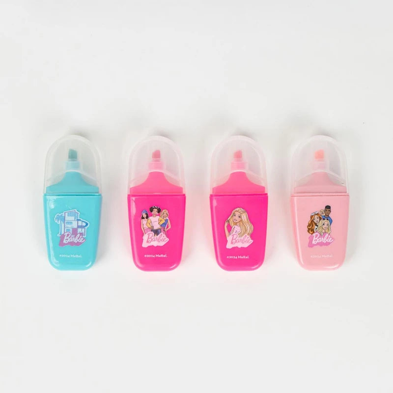 مجموعة 4 أقلام تلوين سيردا – باربي للأطفال عمر 3+