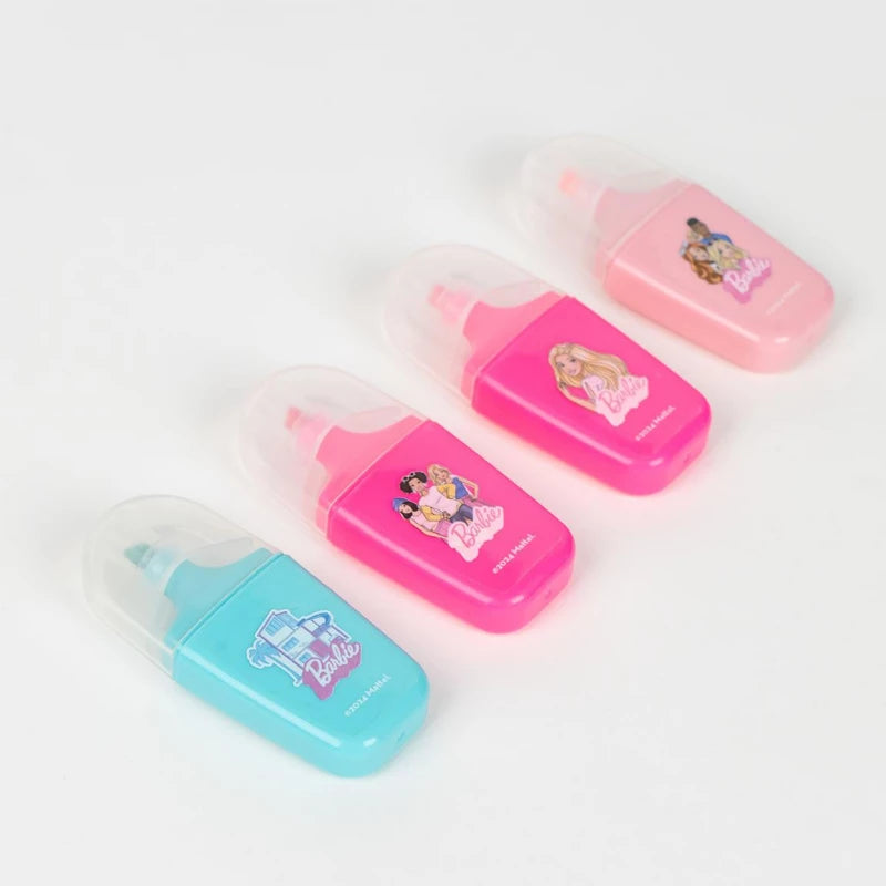 Cerda Markers Pack x4 – Barbie – Age 3+