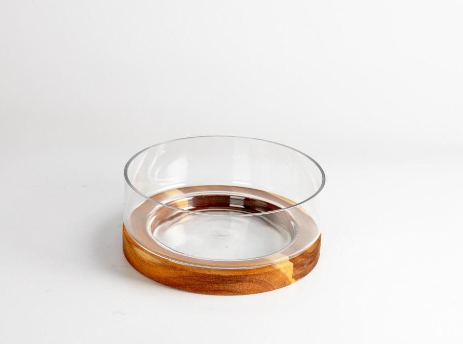 زبدية سلطة زجاج 8.7*22 سم من Velvet