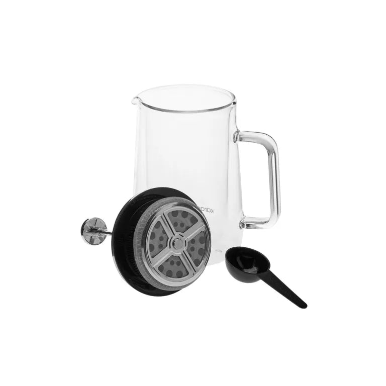 KARACA Pia Conical French Press, 600ml – Metal Design