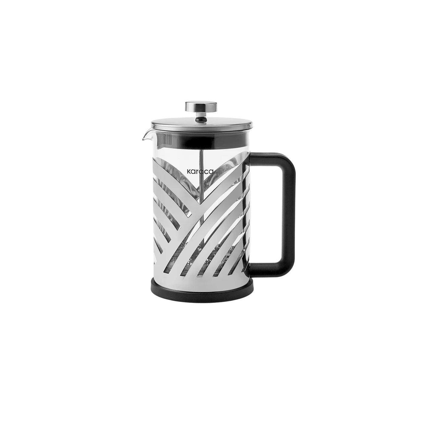 KARACA Wave French Press, 800ml – Elegant Metal Design