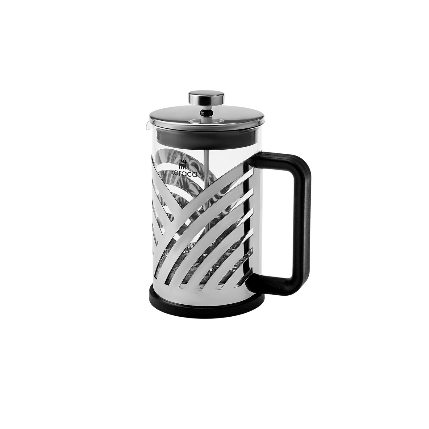 KARACA Wave French Press, 800ml – Elegant Metal Design