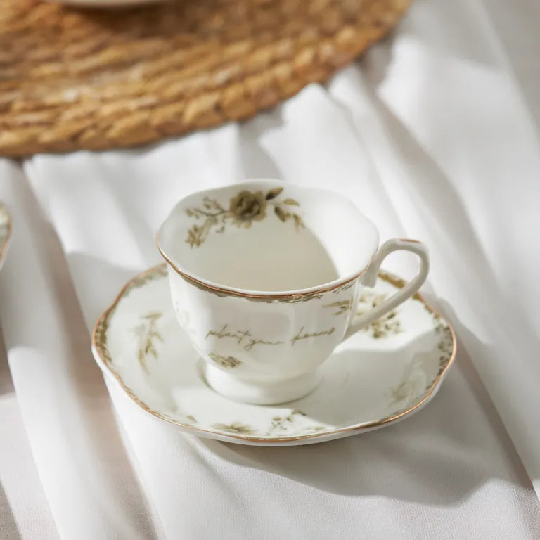 Karaca Antika 6-Person Coffee Cup Set, 80 ml