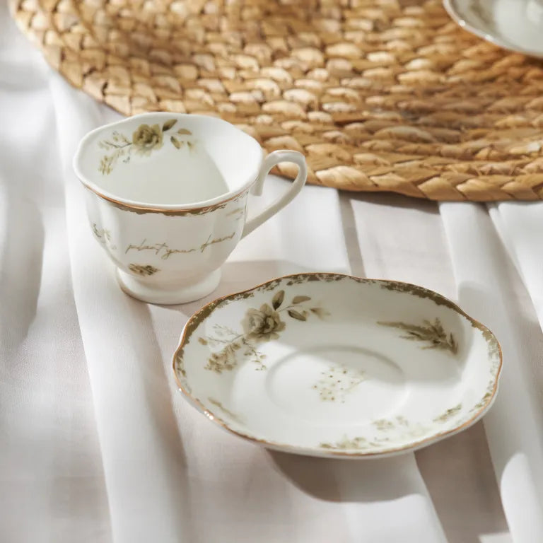 Karaca Antika 6-Person Coffee Cup Set, 80 ml