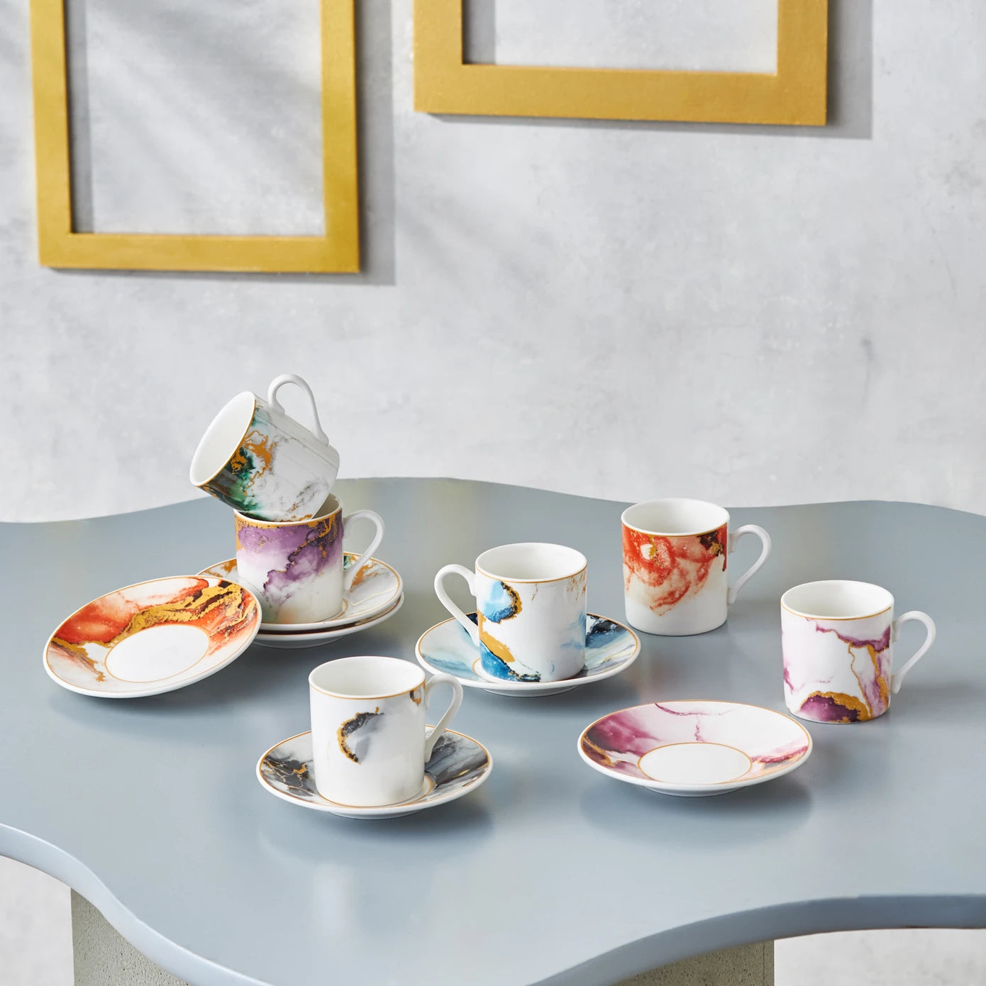 Karaca Ateş Coffee Cup Set of 6, 80ml