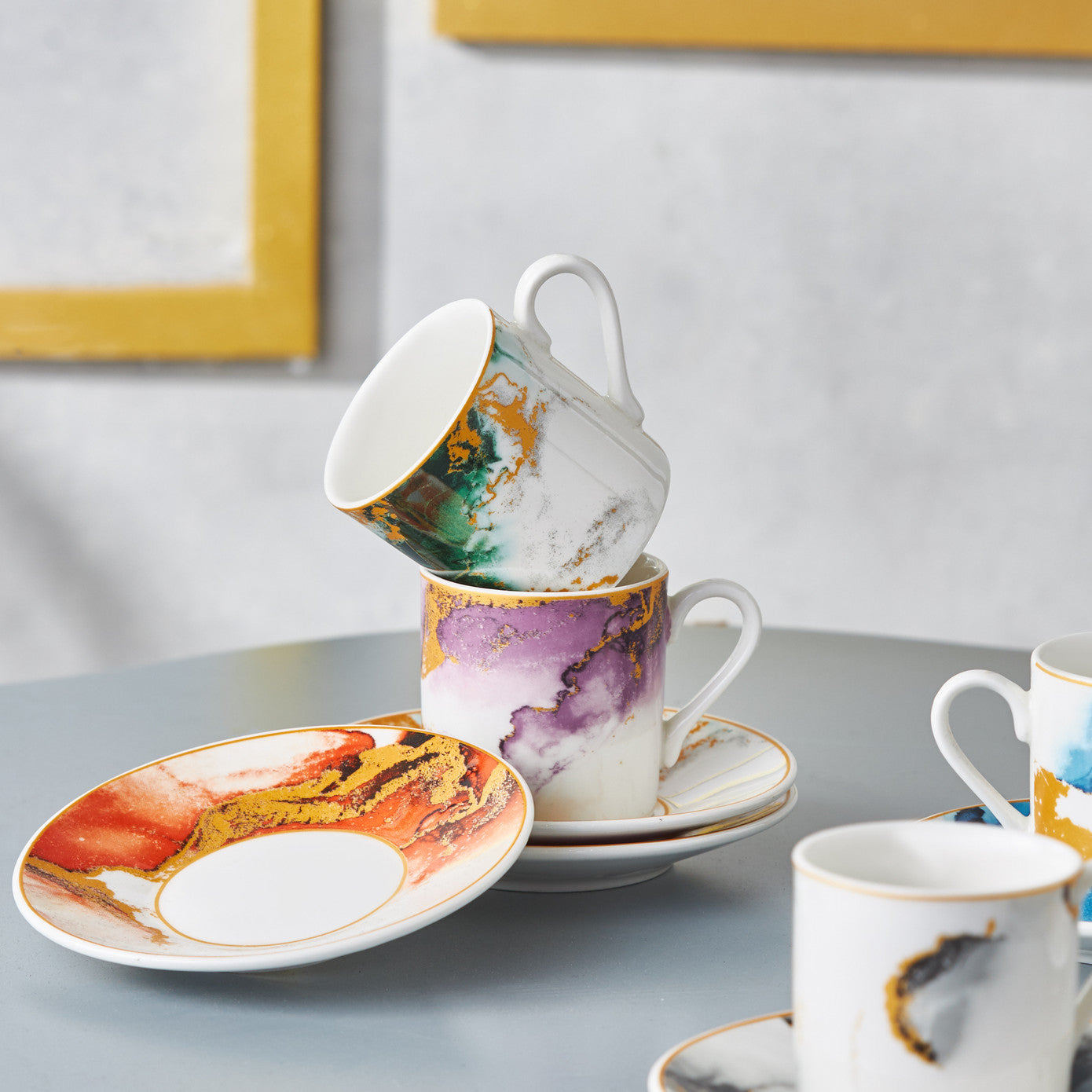 Karaca Ateş Coffee Cup Set of 6, 80ml