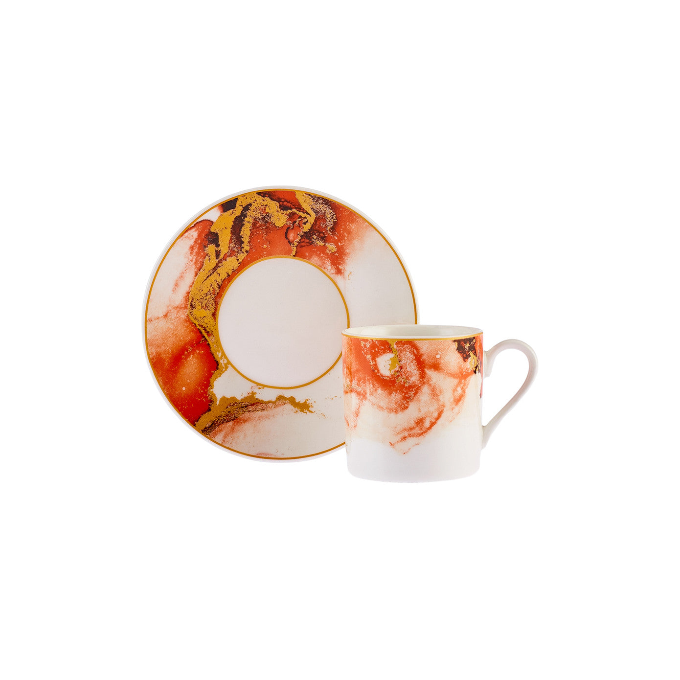 Karaca Ateş Coffee Cup Set of 6, 80ml