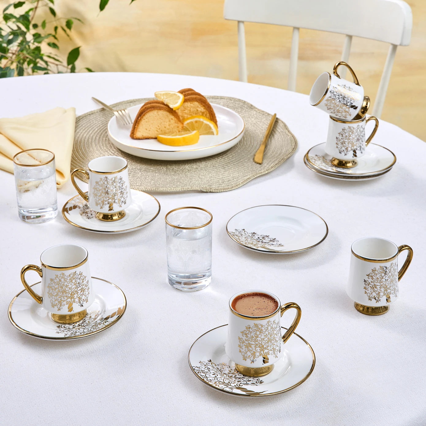 Karaca Güz Coffee Cup Set of 6, 90ml