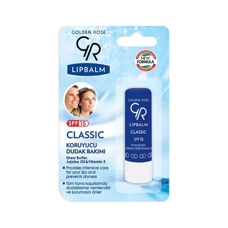 بلسم الشفاه جولدن روز كلاسيك 01 مع حماية SPF 15
