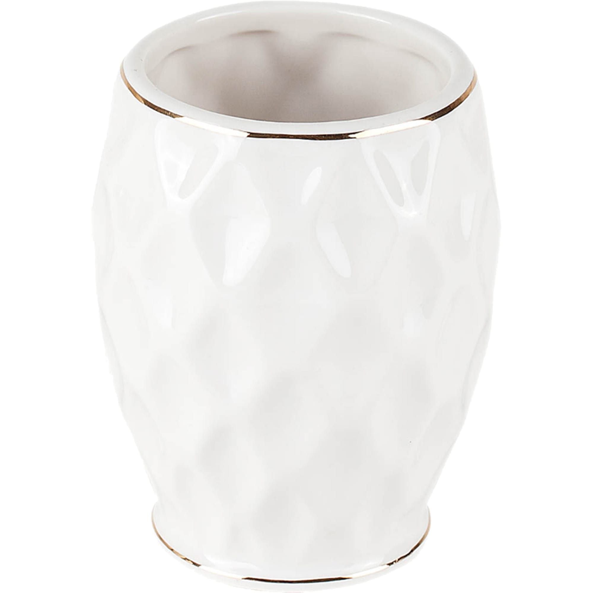 Primanova Zen Toothbrush Holder – White Ceramic