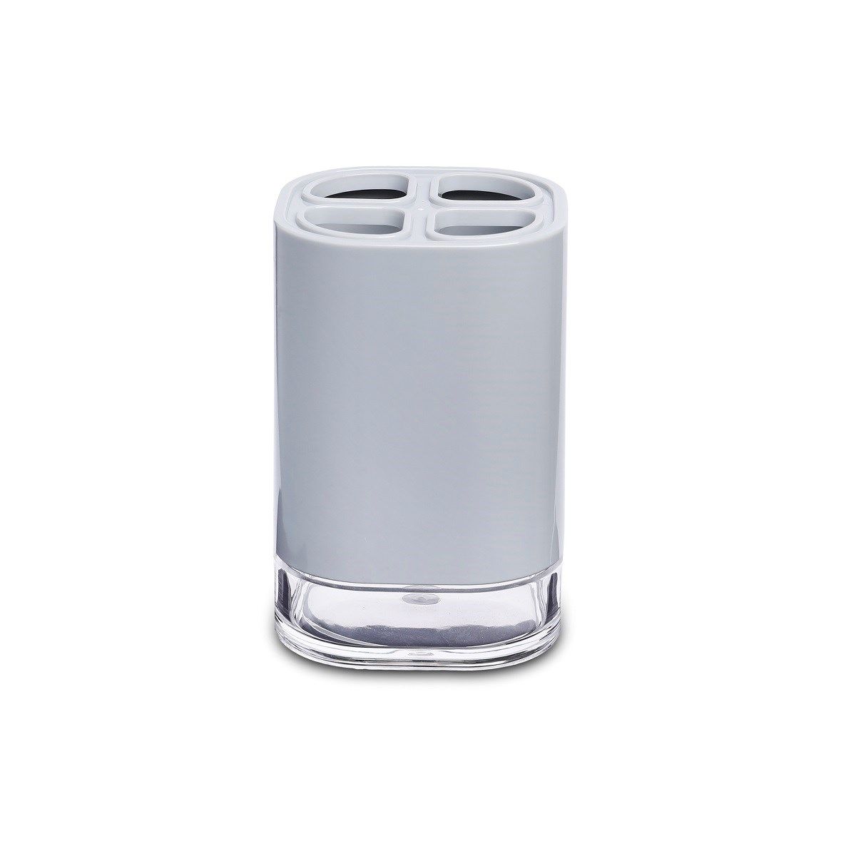 Primanova Klar Toothbrush Holder – Gray Plastic Design