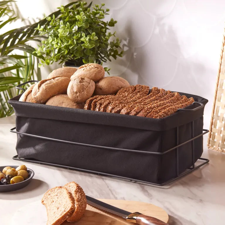 كاراجا فونتي سلة خبز – كريمي أو أسود بتصميم أنيق