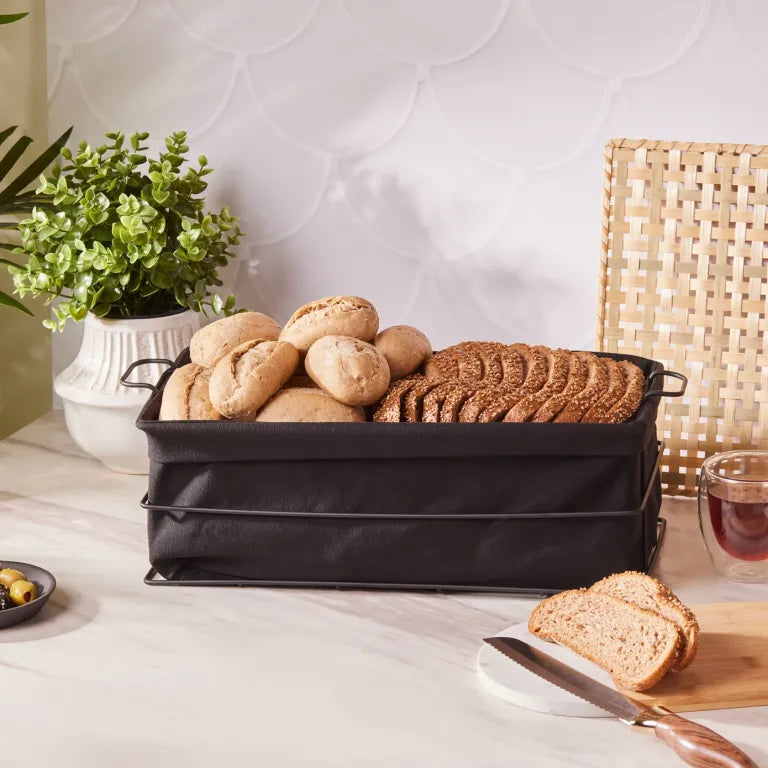 كاراجا فونتي سلة خبز – كريمي أو أسود بتصميم أنيق