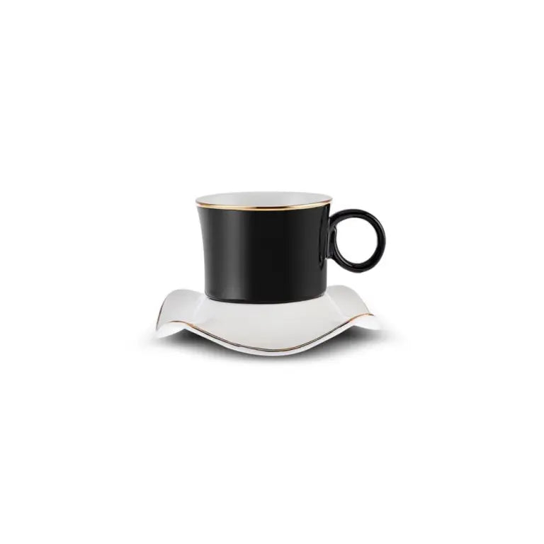 Karaca Torba Black Coffee Cup Set, 6-Person, 100ml