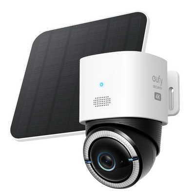 Anker eufy 4G LTE Cam S330 4K Security كاميرا مع تتبع الذكاء الاصطناعي والطاقة الشمسية