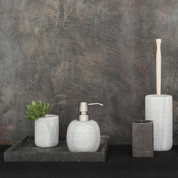 Aquanova Hammam Square Tray – Dark Grey & Elegant Design