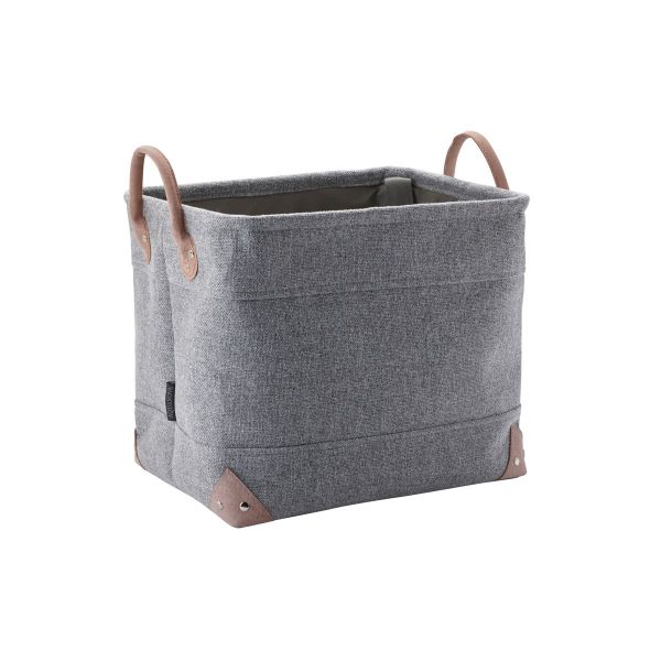 سلة تخزين متوسطة من Aquanova Lubin – رمادي أنيق