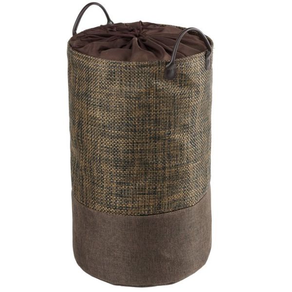 سلة غسيل 58 لتر من Aquanova Scoop – بني عملي وأنيق