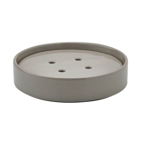 Aquanova Forte Soap Dish - Greyish Green Ceramic Luxury