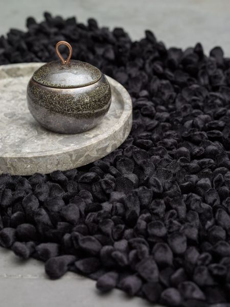 Aquanova Rocca Bath Mat 70×120 cm – Black