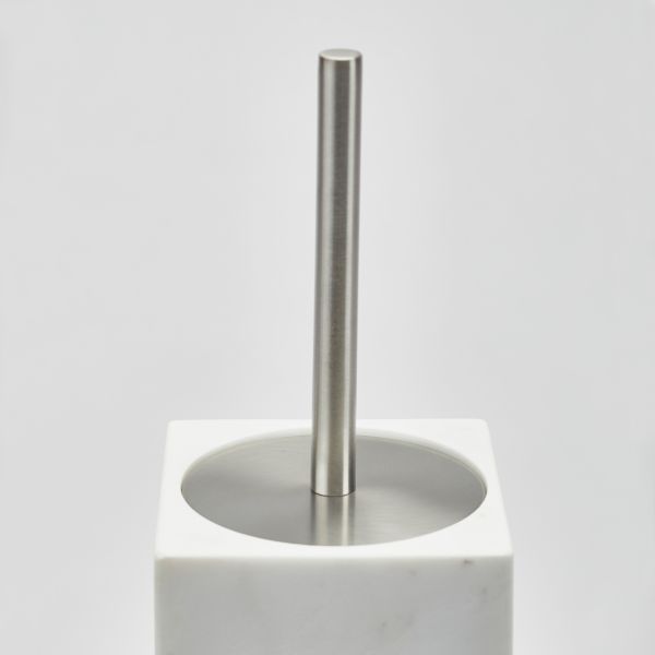Aquanova Hammam White Toilet Brush – Elegant Marble Look