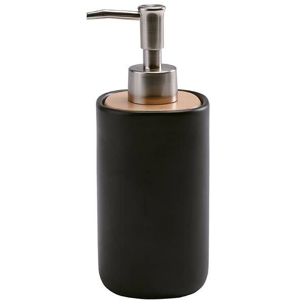 Aquanova Oscar Soap Dispenser – Black Ceramic Body