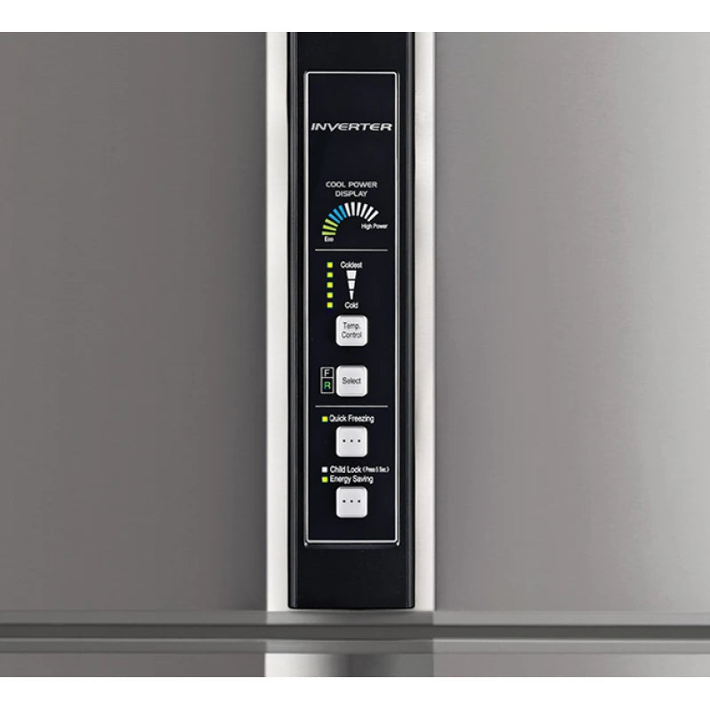 Hitachi Refrigerator 2-Door Stainless Steel 1835mm Height