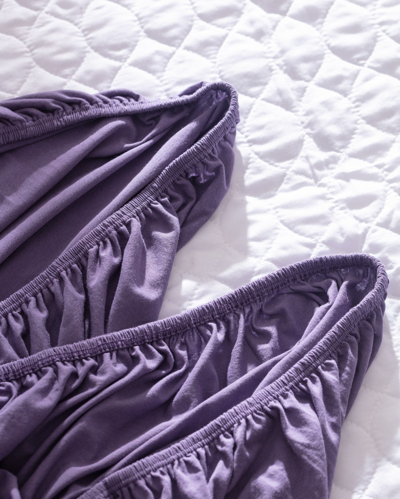 Valeria Cotton Jersey Fitted Sheet - Madame Coco JO