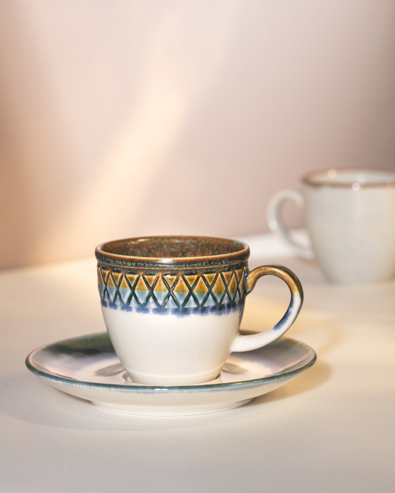 Antique 4-piece Coffee Cup Set - Madame Coco JO