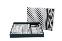 Kufiya Gift Set - Black & White